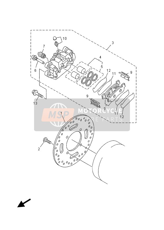 BREMSSATTEL HINTEN